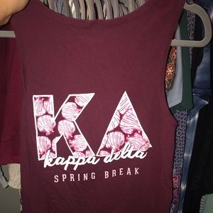 Kappa delta spring break tank top